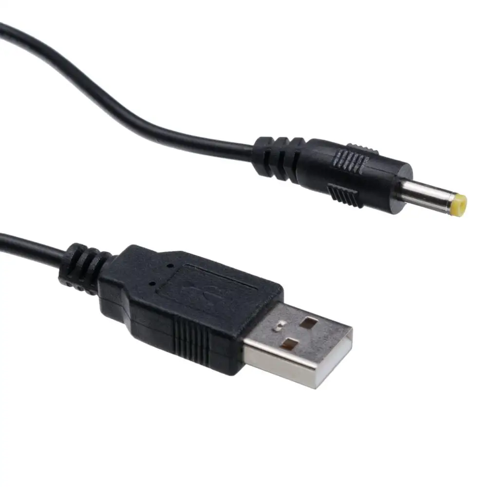 Hot sell 5V USB To DC 4.0x1.7 mm Power Charging Charger Cable Supply For Sony PSP for Sony PSP1000, PSP2000, PSP3000