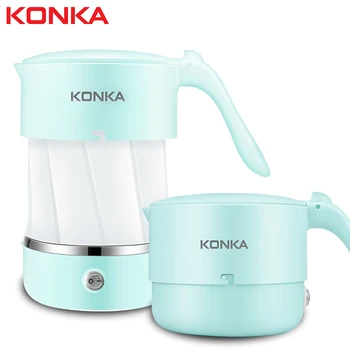 

KONKA Electric kettle Folding Water Kettle Smart Flask Pot Auto Power-Off Protection 0.5L Kettle Teapot For Travel Home