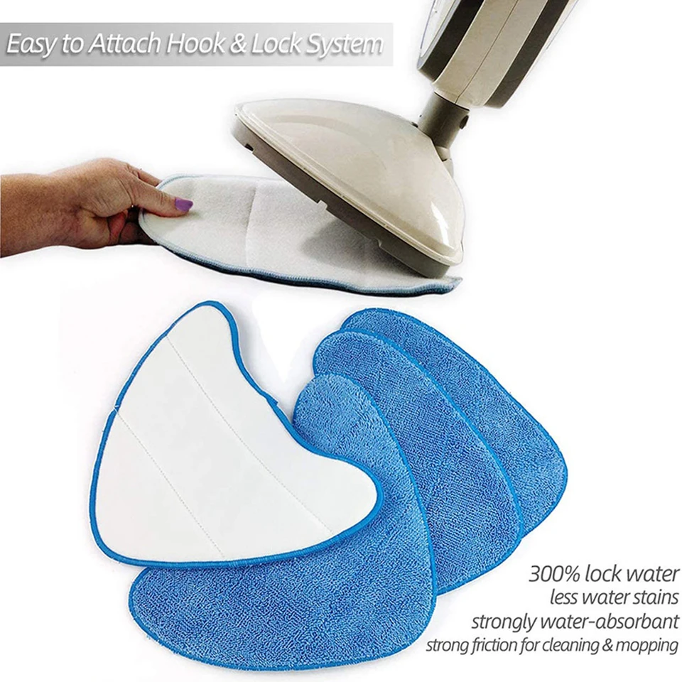 thumbnail image 2 of Replacement Microfiber Pad For Pifco Steam Mops - Washable & Reusable (Pack Of 1) 2 of 11