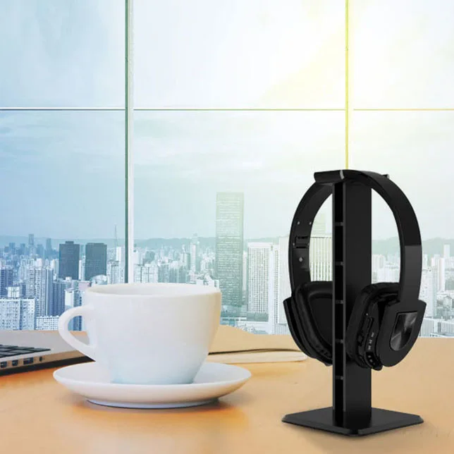Headphone Holder Mounted Hook Display Shelf Desktop Stand Headphone Bracket Hanger