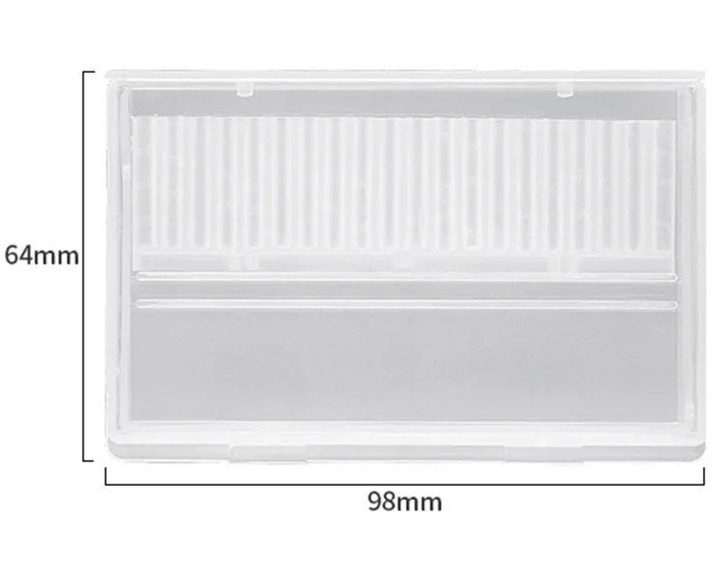 Прозрачный 20 слотов коробка для хранения для ногтей сверла стенд держатель файлов Контейнер Чехол Дисплей Органайзер акриловый Маникюрный Инструмент