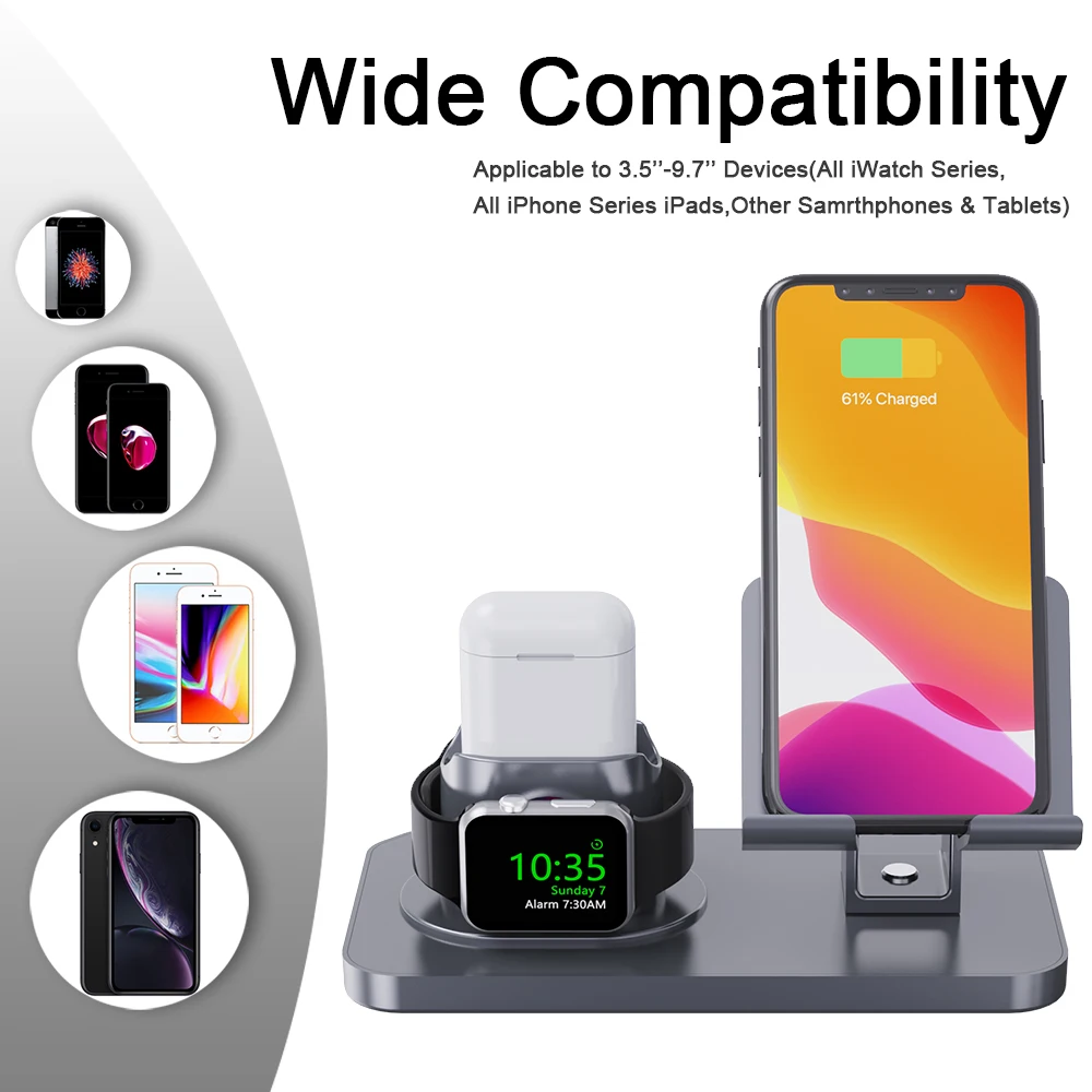 3 in 1 Charging Dock Holder For iPhone