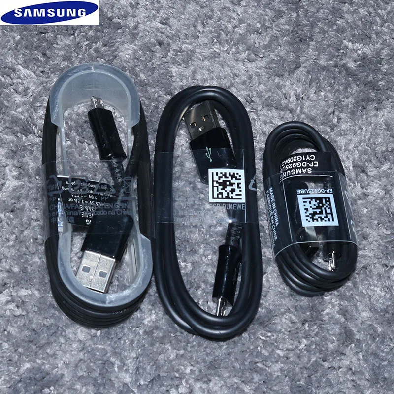Оригинал Samsung быстрое зарядное устройство micro usb кабель 1/1.2/1.5 м 2A линия передачи