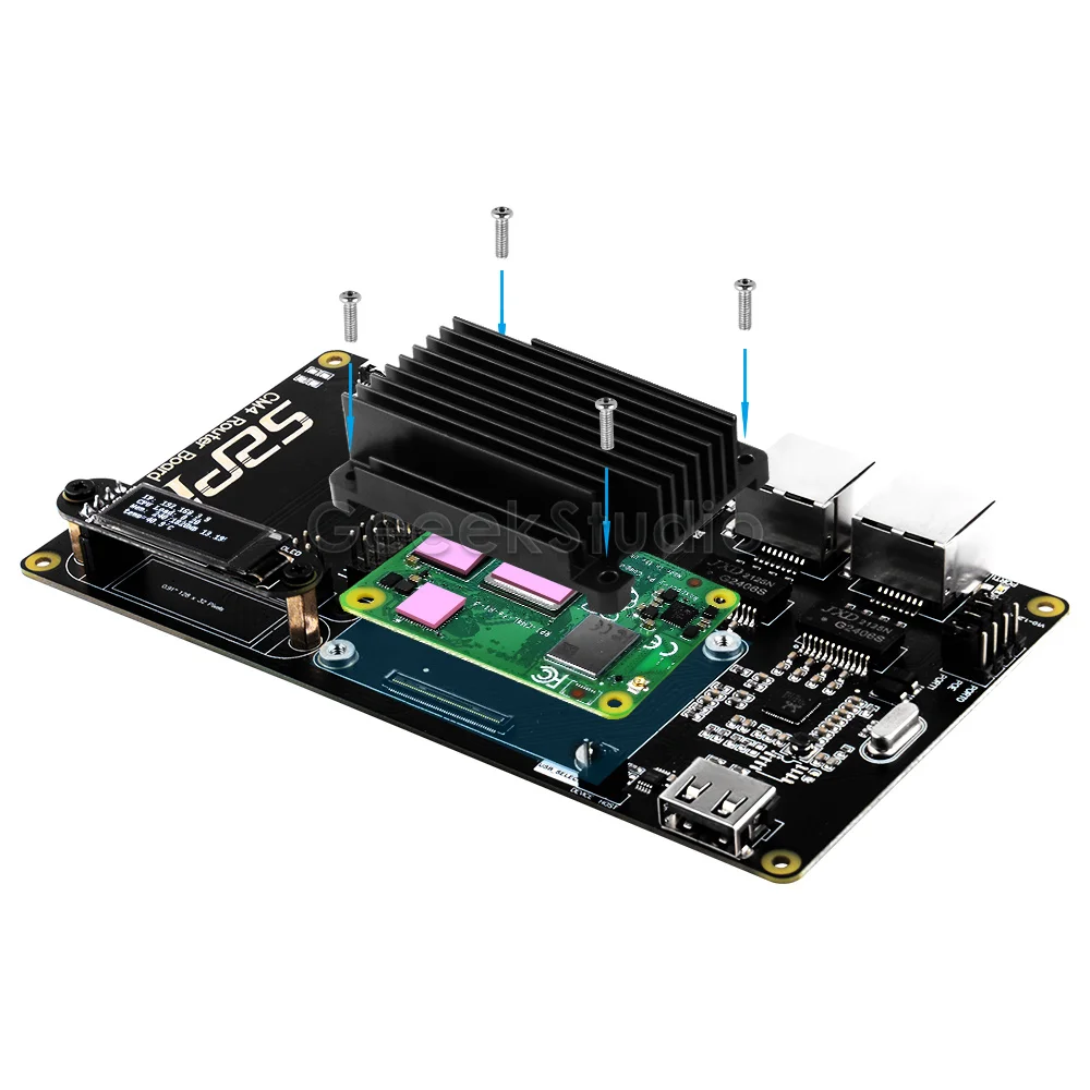 Raspberry pi Computar Módulo Placa de Roteador Compatível com Sistema Operacional Framboesa Servidor Ubuntu e Sistemas Raspberry pi Acessórios p/ quadro de demonstração - Imagem 6