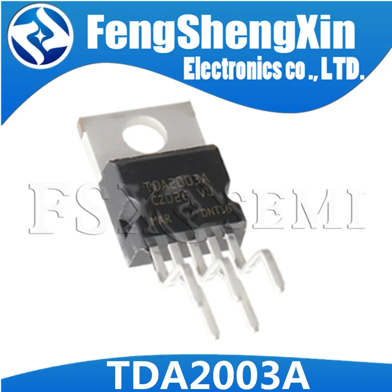 10 шт./лот TDA2003 TDA2003A TDA2003AV TO 220 5 Интегрированный усилитель IC|integrated circuit|ic tda2003ic amplifiers |