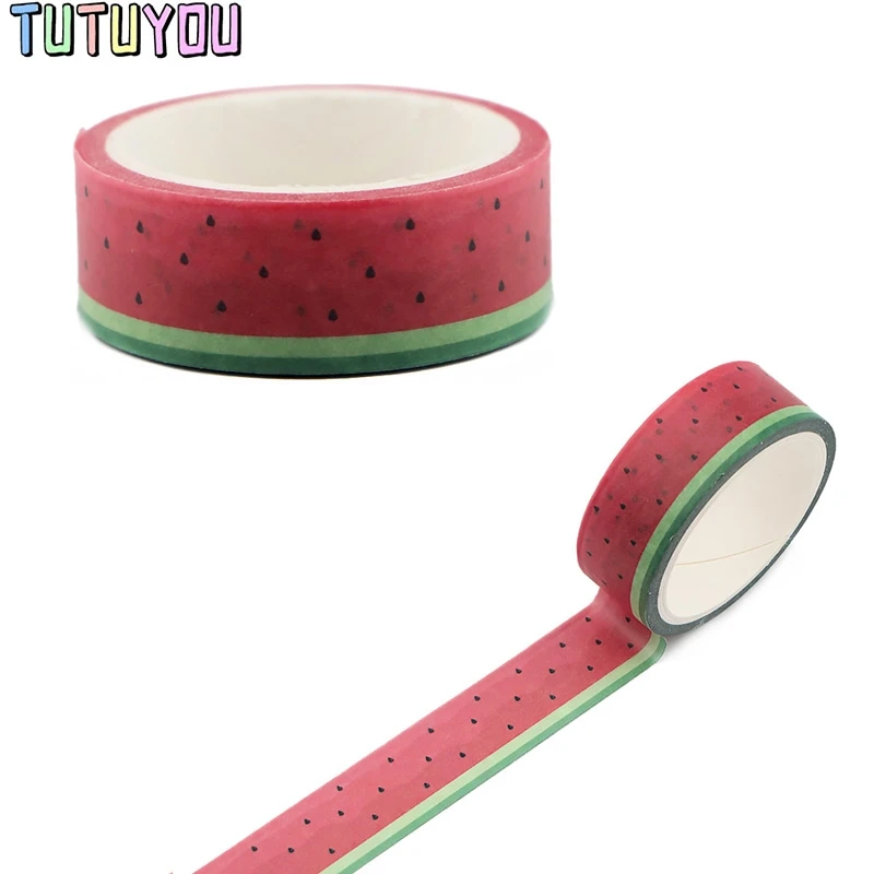 

PC342 Watermelon Washi Tapes DIY Painting paper Masking tape Decorative Adhesive Tapes Scrapbooking Stickers
