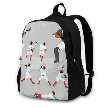 

Men WomenBaseball Player Pose And Position Backpack College Students High Middle School Bags For Laptop Travel Backpacks
