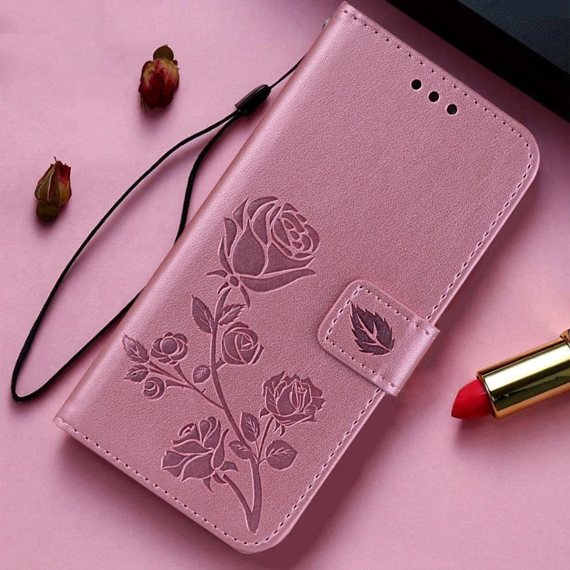 Кожаный чехол книжка с 3D цветами для Motorola Moto G2 G3 G4 C E4 Plus Z3 Z4 Z Play P30 Note P40 мощный Чехол