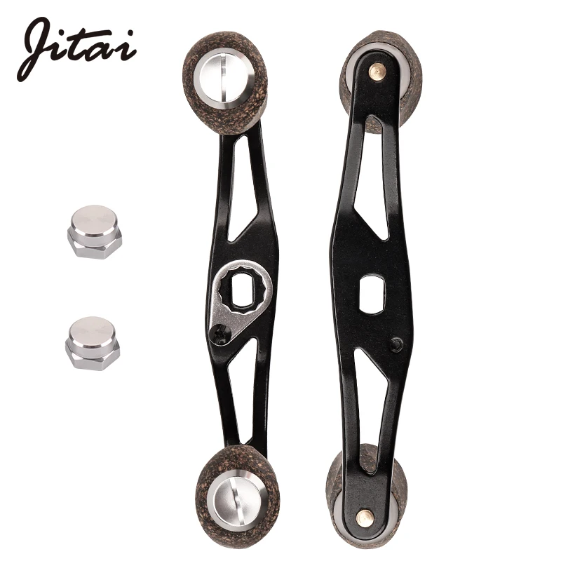 

JITAI Fishing Reel Handle 8 * 5MM 7 * 4MM DIY Quality Wood Knob for DAIWA/Abu Baitcasting Reel Fishing Accessories Handle Screws