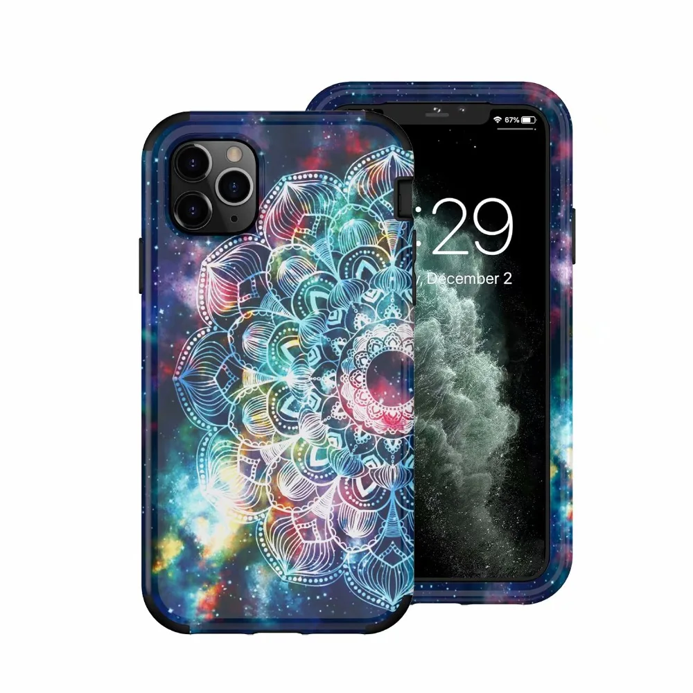 Чехол для телефона с узором для iPhone 11 Pro X Xr Xs Max 8 7 Plus силиконовый чехол жесткий чехол для samsung Galaxy Note 10 10+ 9 8 S10 Plus