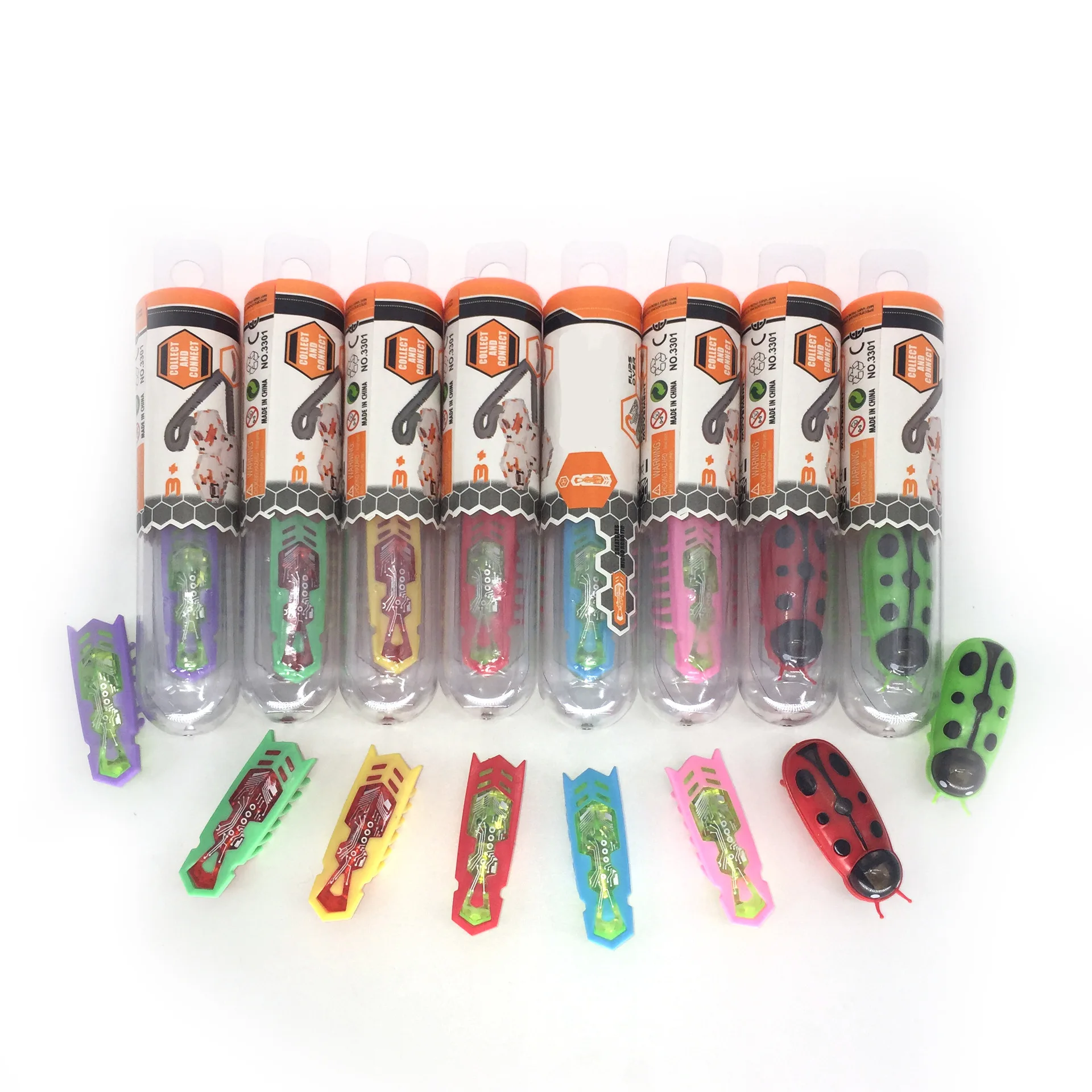 

Online Celebrity Cat Toy Tube Packing ya shua chong Nanomites tiao tiao chong Play with Cat Useful Product Electric Insect Light