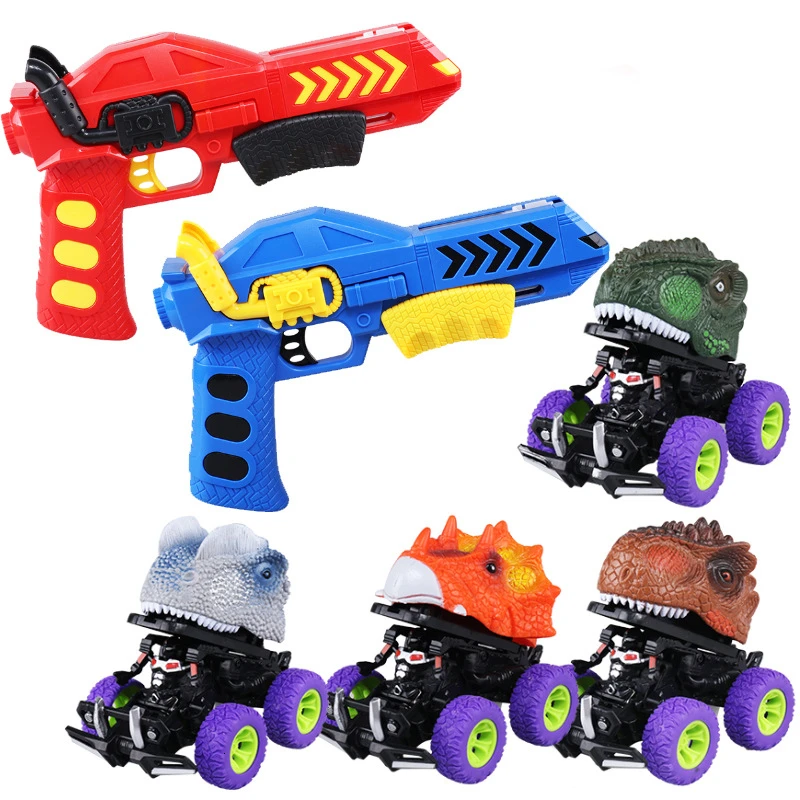 

6 styles High-quality Children's Day Gift Toy Dinosaur Model Mini Toy Car Back Of The Car Gift Truck Hobby For Christmas gifts