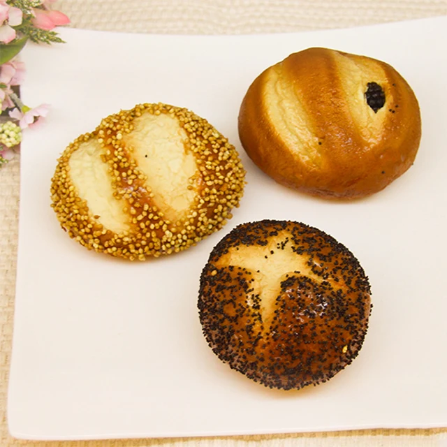 Simulation bread set fake cake fake soft latex bread model simulation food props fake food toys - Цвет: 6