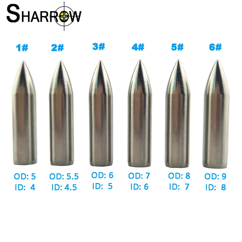 20pcsArcheryBroadheadTargetFieldTipsCrossbowArrowheadFitID4mm