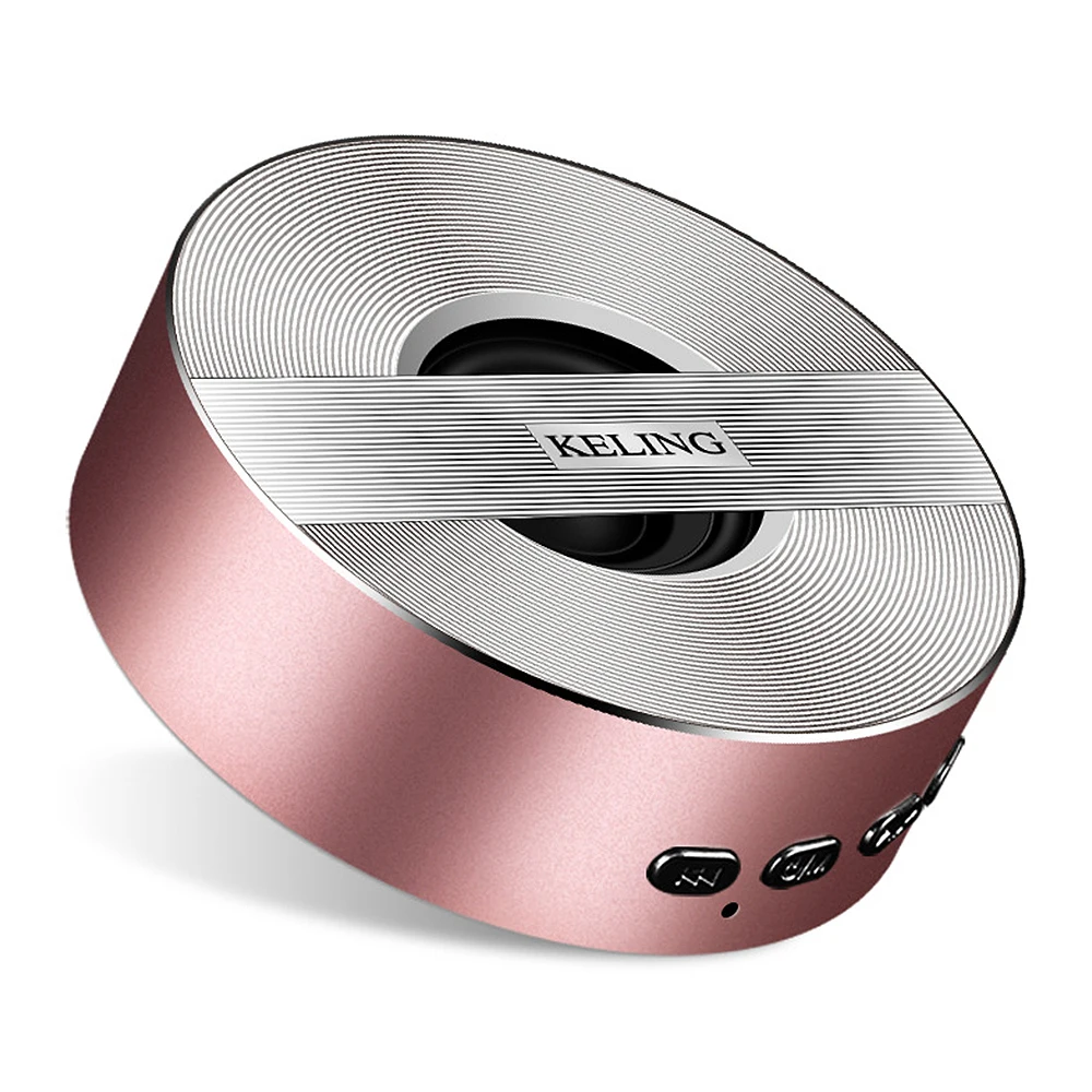 Rosy A5 мини беспроводной Bluetooth динамик MP3 стерео аудио музыкальный плеер портативный динамик для MP3 мобильного телефона планшета 8H Play - Цвет: Rosy