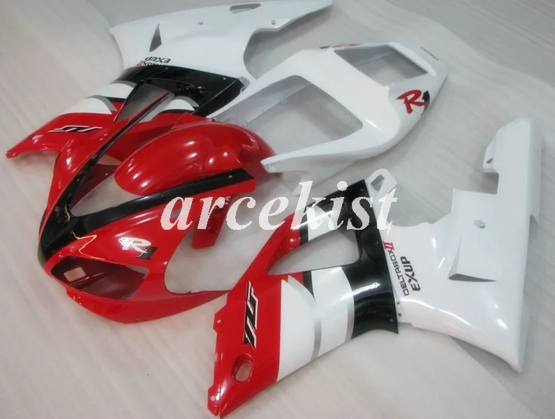 4 подарки ABS полный обтекатель комплект подходит для YAMAHA YZF-R1 R1 1998 1999 98 99 Кузов Набор красный - Цвет: red