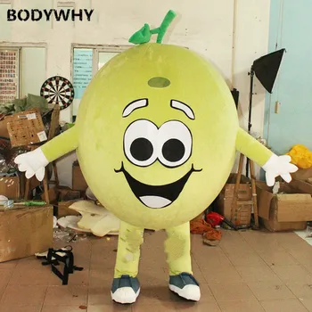 

NEW Advertising Inflatable Yellow Pear Fruit Cartoon Doll Clothes Plush Cosplay Walking Performance Doll Clothes