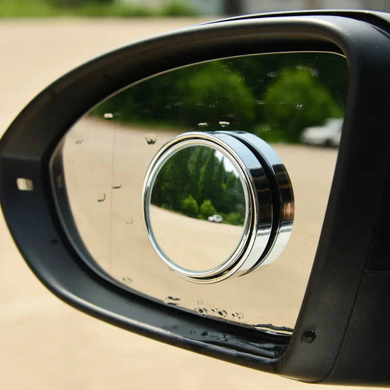 360 градусов вращающийся автомобиль небольшое круглое зеркало заднего вида автомобиля большое видение зеркало заднего вида слепое пятно зеркало Единая упаковка
