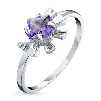 

Silver ring with amethyst 1101-9
