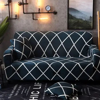 

thick lines sofa cover elastic for living room