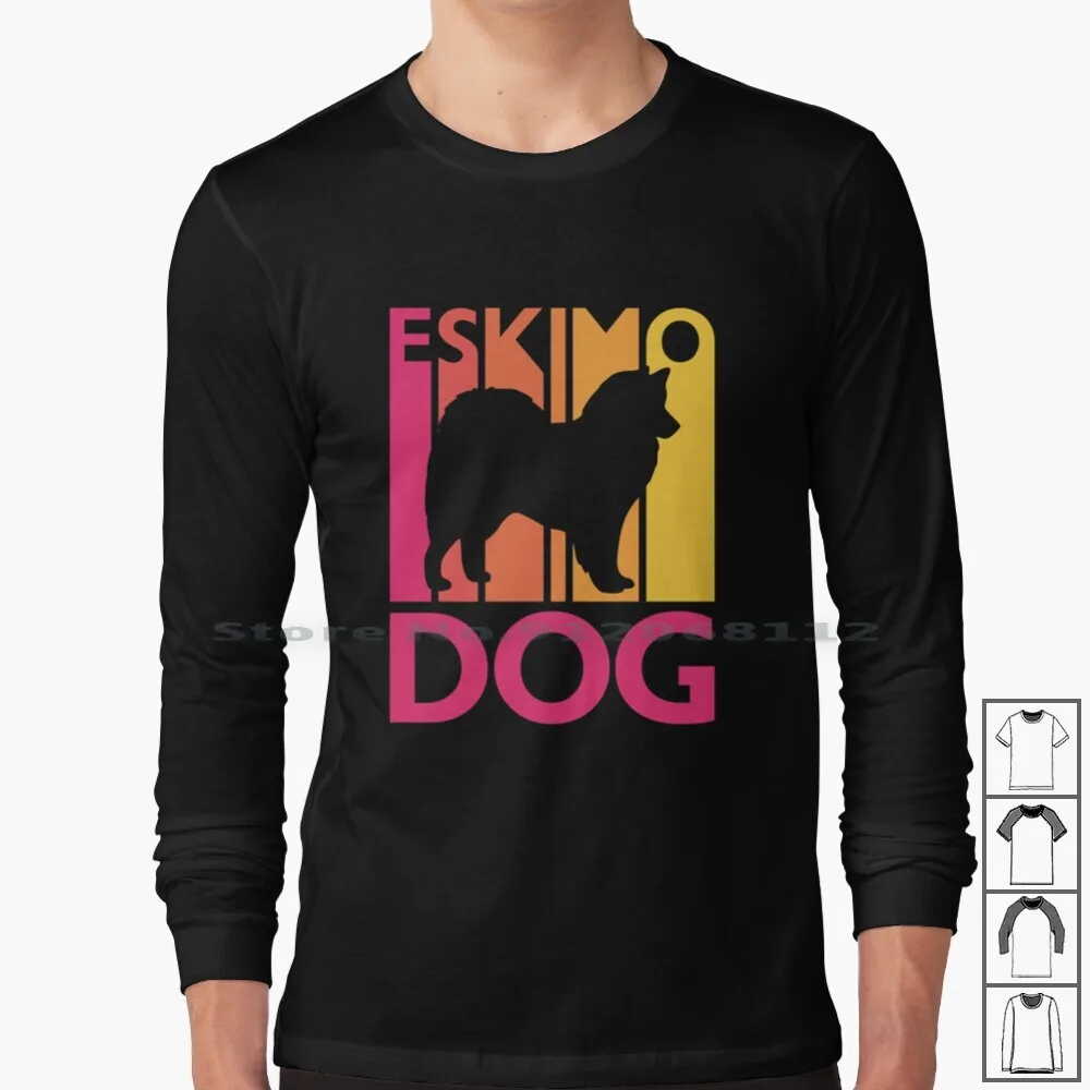 American Eskimo Dog Shirt Vintage Dog Tee Gift For Dog Lover Maglietta A Maniche Lunghe American Eskimo Dog American Eskimo Dog