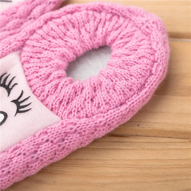 Children socks Acrylic knit floor socking non-slip glue indoor shoes smiley big eyes early education villain sweat sox gloves