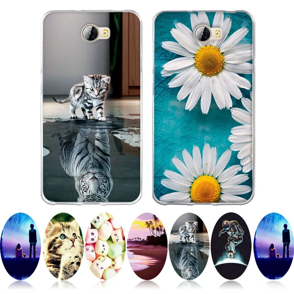 

For Huawei Y5 II Y5 2 Case 5.0'' Cover Soft TPU Silicon Fundas Coque 3D Bags Cute Shell Capa For Huawei Honor 5A 5 A Phone Cases