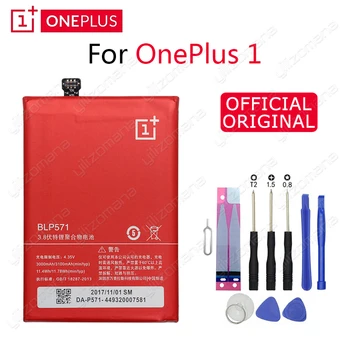 

ONE PLUS Original Phone Battery BLP571 3000/3100mAh For OnePlus 1 A0001 High Quality Replacement Li-ion Batteries Free Tools