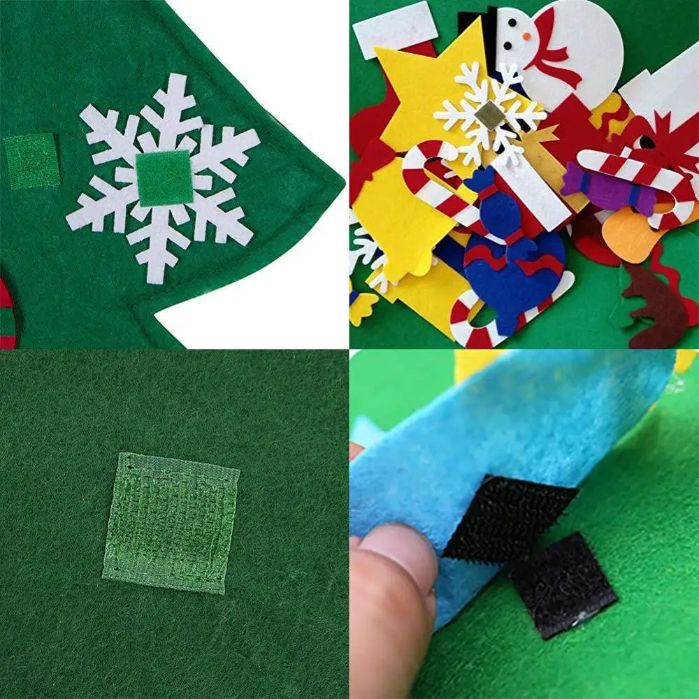 Новогодние подарки для детей DIY войлочные украшения для рождественской елки рождественские подарки на новогодние настенные подвесные украшения для двери
