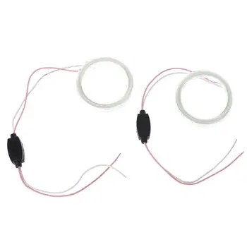 

2020 New 2 Pcs 70mm COB Halo Car LED Angel Eyes Light Ring Headlight DRL DC 12V White