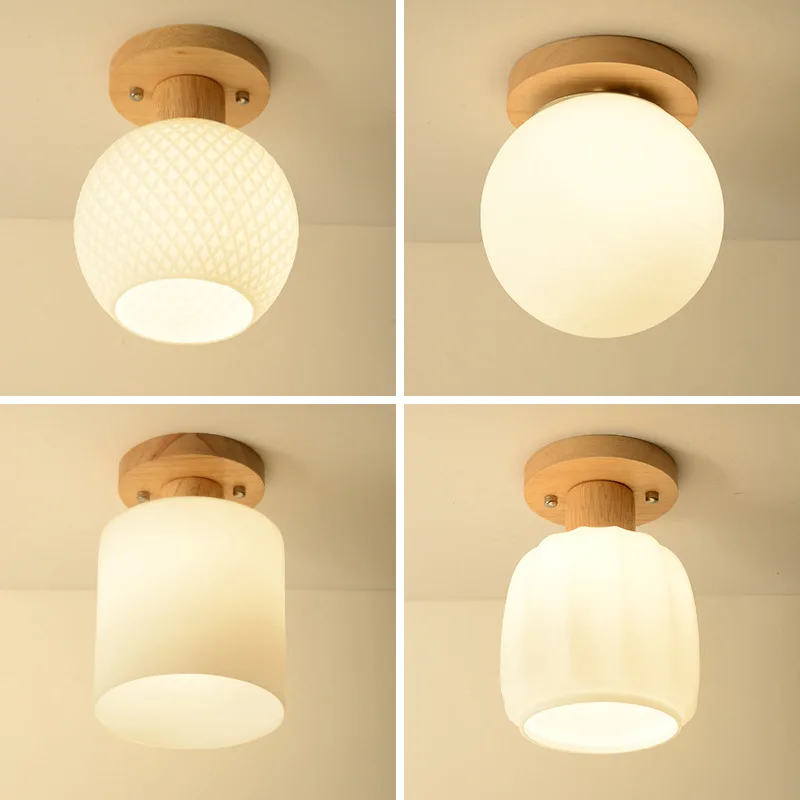 

Northern European-Style Logs Aisle Lights Living Room Bedroom Corridor Entrance Ceiling Balcony Bay Window Fitting Room Foyer Mo