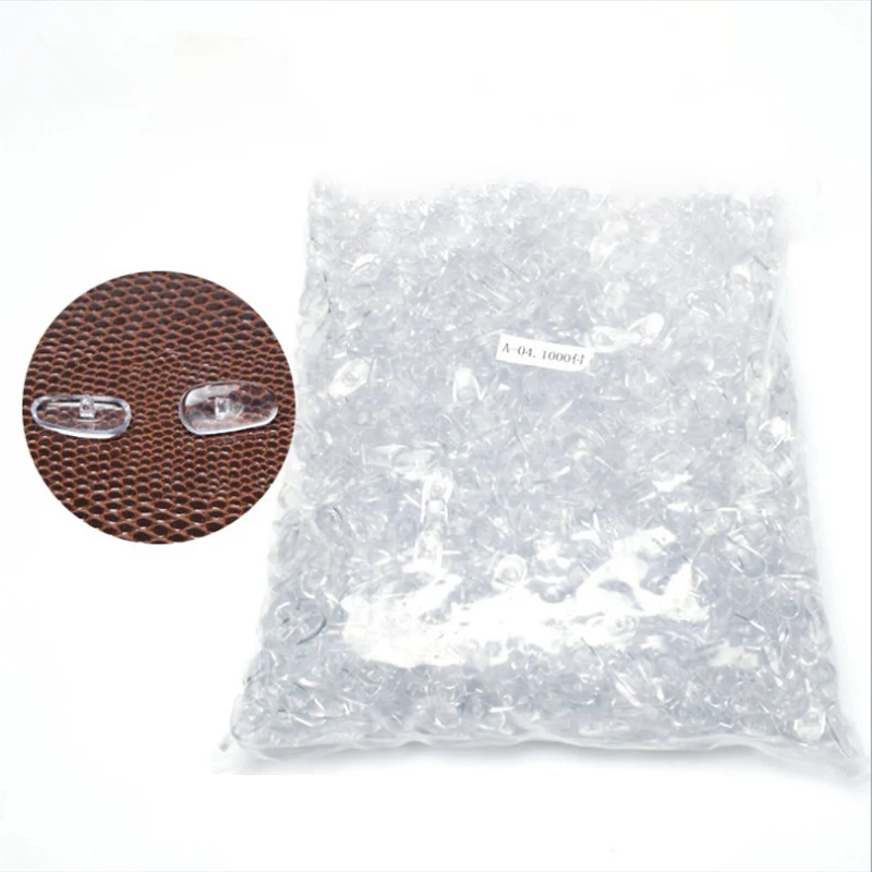 

100Pairs/lot Nose Pads For Glasses Anti Allergy Oval Nose Pad For Eyeglasses Frame Nasal Bracket Eyewear Accessories