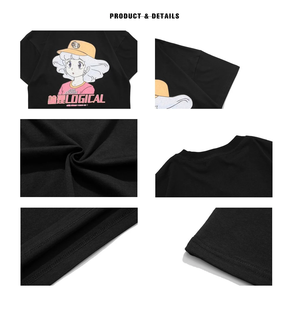 Harajuku Kawaii Graphic Tees  Women Clothes  Japanese Streetwear Cartoon T Shirt Purple Cute Woman TShirt 2020 Summer Tops