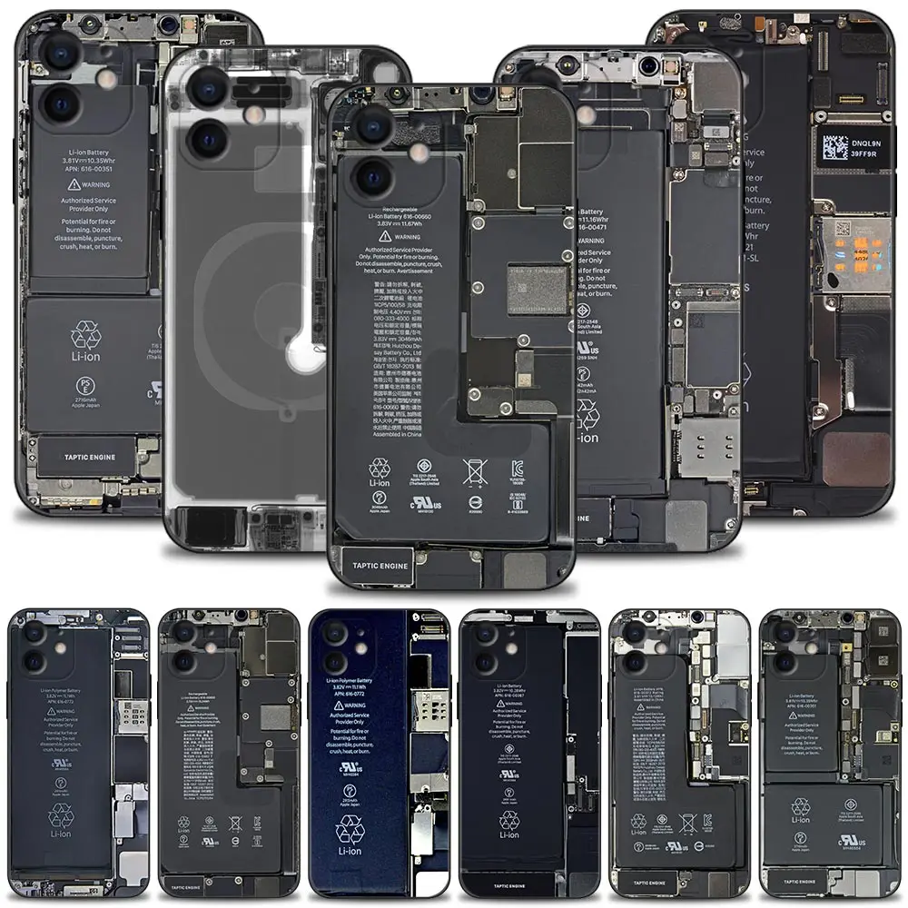 Чехол для материнской платы Apple iPhone 14 13 12 11 Pro Max Mini XS XR X 7 8 Plus 6 6S | Мобильные телефоны