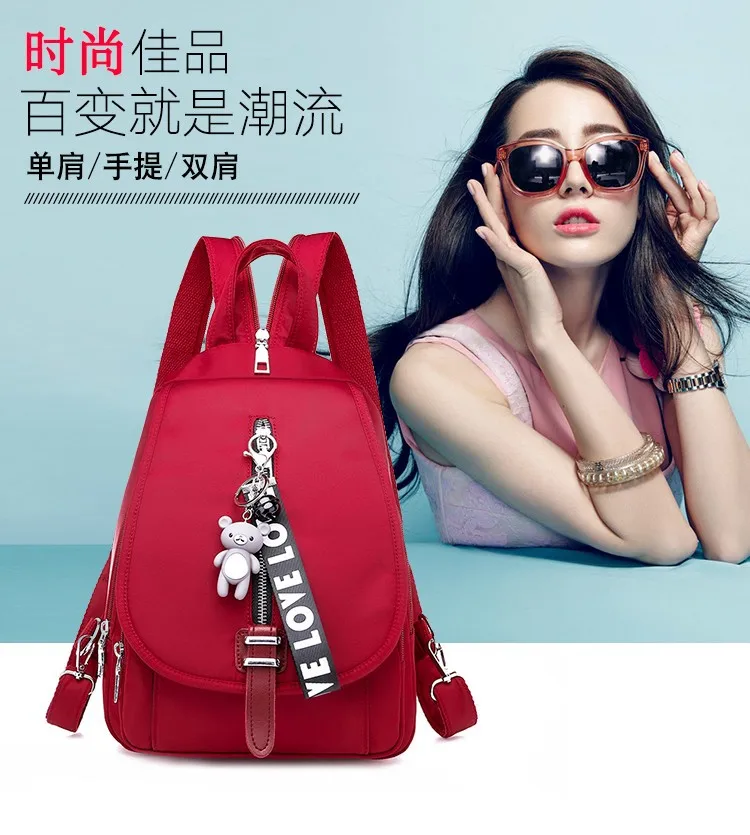 

2018 New Style Backpack Nylon Oxford Cloth College Style Retro Small Backpack Casual Backpack Women's Chest Pack