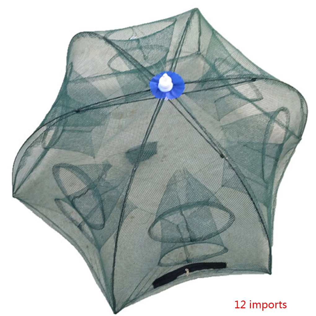 Filet De Pêche Pliable 50cm - Piège à Crevettes, Appâts - Portable, Ouverture Type Trappe