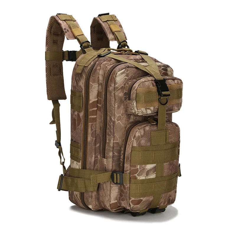 Военный Рюкзак, тактическая водонепроницаемая сумка, армейский нейлоновый рюкзак для спорта на открытом воздухе, кемпинга, туризма, рыбалки, охоты, камуфляжный рюкзак - Цвет: Desert Python