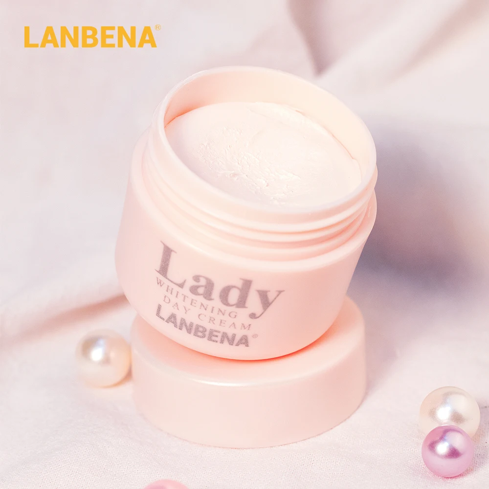 Lanbena отбеливающий увлажняющий крем для лица Питательный жемчуг против морщин Солнцезащитный Крем разглаживающий уход за кожей 35 г