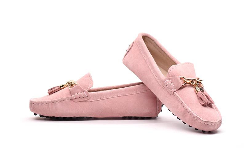 GRWG New Arrival Casual Womens Shoes Genuine Leather Women Loafers Moccasins Fashion Slip On Women Flats Shoes Women's Flats cheap