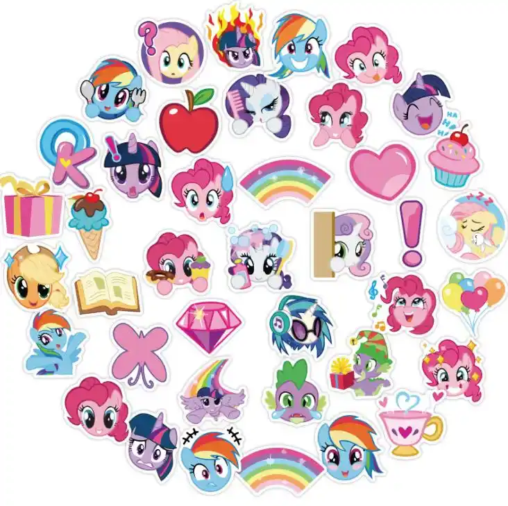 50pc My Little Pony Stickers Cartoon Waterproof Car Stickers Suitcase Refrigerator Mobile Phone Computer Graffiti Sticker Stickers Aliexpress