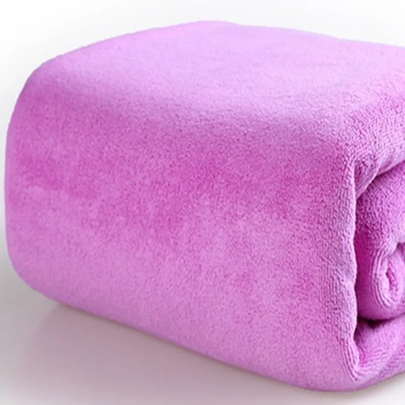 increase thickenSuper thick  microfiber bath towel, super soft, super absorbent and quick-drying, no fading 5