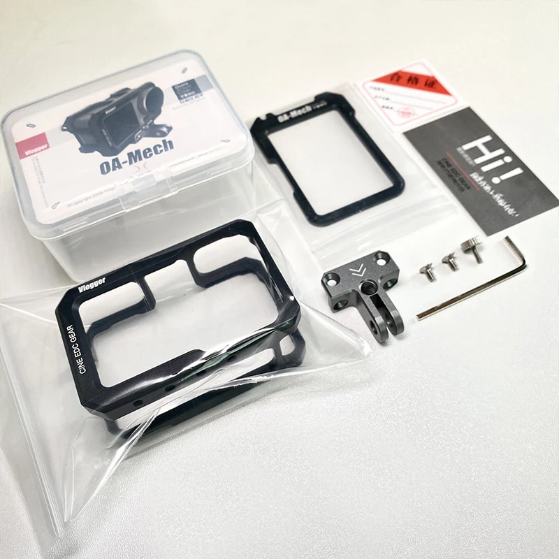 Osmo Action Sport camera Frame Корпус Корпуса для микрофона заполняющий светильник Штатив для DJI OSMO ACTION camera Cage защитный чехол