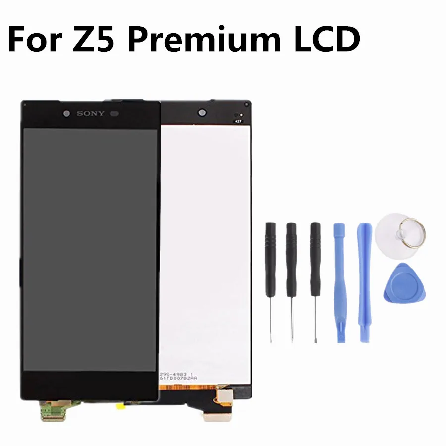 

5.0" For Sony Xperia Z5 Premium Z5P E6853 E6883 E6833 Full Lcd Display With Touch Screen Digitizer Panel Assembly Complete Frame