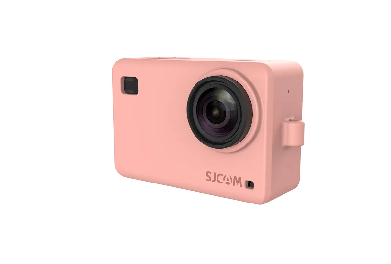 silicone cover pink SJCAM SJ8 Pro/Plus крышка объектива царапина Объектив экран стеклянная пленка УФ фильтр крышка объектива для SJ8 Дайвинг Экшн-камера Clownfish - Цвет: silicone cover pink