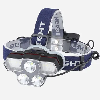 

T6 LED Head Light Mini Flashlight Lantern COB Head Lamp Powerful Waterproof Head Torch Fishing Hiking Outdoor Red Light White