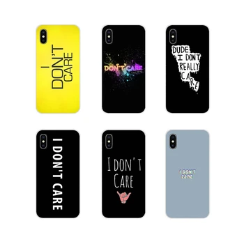 

Accessories Phone Shell Covers I don't care Text For Samsung Galaxy A3 A5 A7 A9 A8 Star A6 Plus 2018 2015 2016 2017