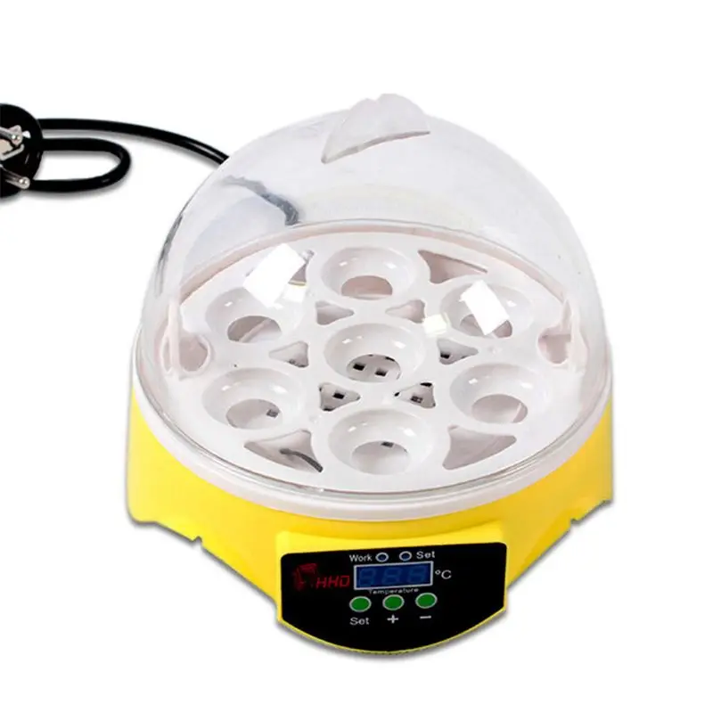 

2020 New Smart Home 7 Grid Egg Incubator Digital Mini Poultry Chicken Duck Hatcher