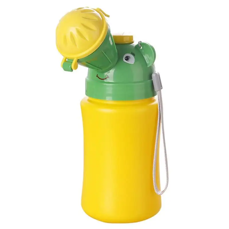 Yellow for boys Портативный детский писсуар герметичный мини-туалет для путешествий для мальчиков и девочек Детский горшок - Цвет: Yellow for boys