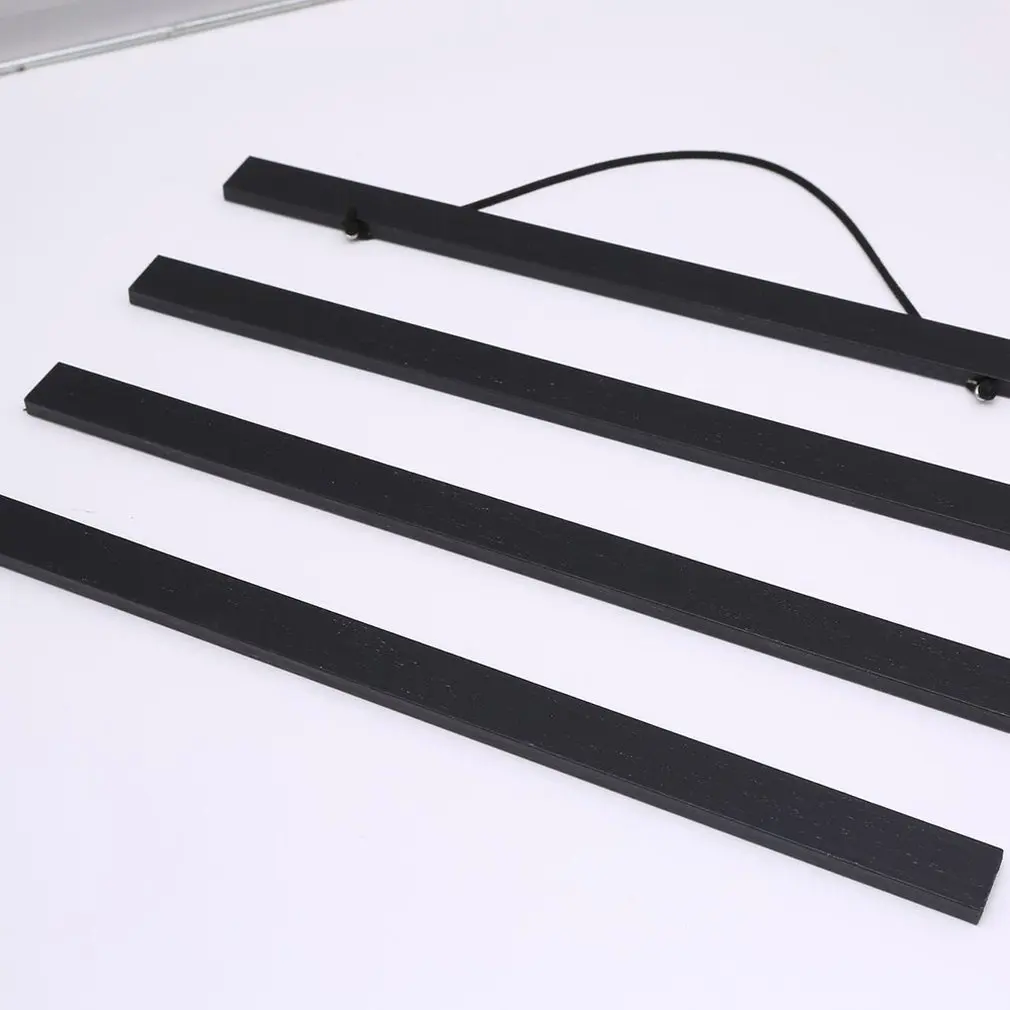 Magnetic Poster Hanger Frame Light Wooden Magnet Canvas Artwork Print Dowel Poster Hangers Frames Hanging Kit