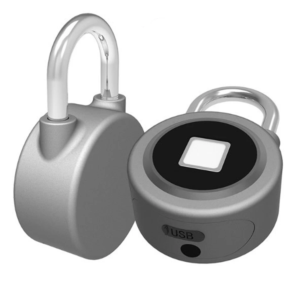 Мини Блокировка Bluetooth телефон приложение водонепроницаемый без ключа отпечатков пальцев блокировка разблокировка Противоугонная для дверного навесного замка замок для IOS Android#730